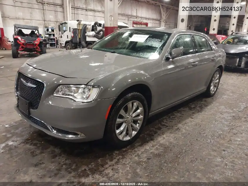 2C3CCARG8KH524137 2019 Chrysler 300 Touring L Awd