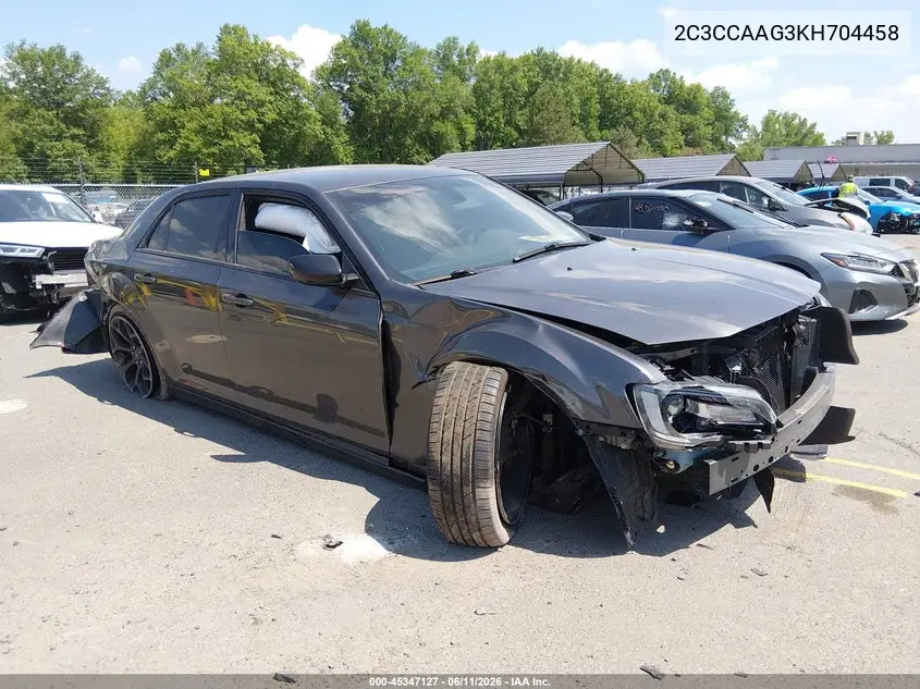2019 Chrysler 300 Touring VIN: 2C3CCAAG3KH704458 Lot: 45347127