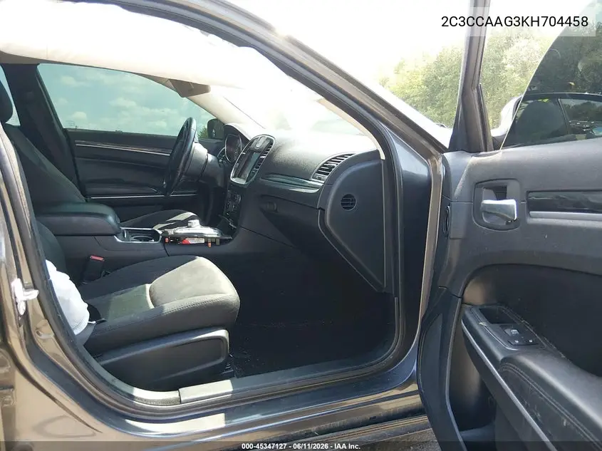 2019 Chrysler 300 Touring VIN: 2C3CCAAG3KH704458 Lot: 45347127