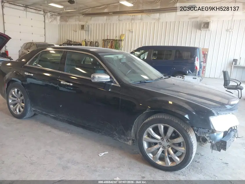 2019 Chrysler 300 Limited VIN: 2C3CCAEG9KH528137 Lot: 45554238