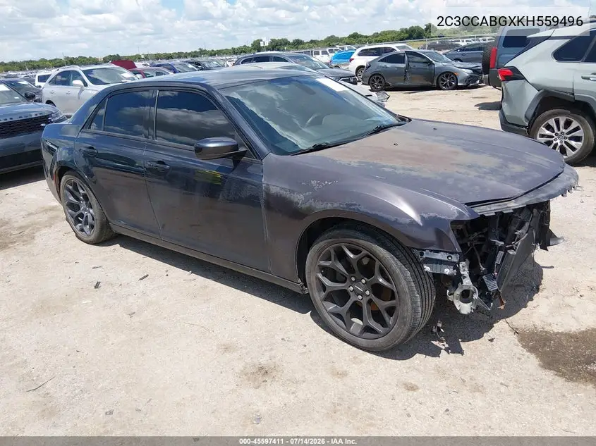 2019 Chrysler 300 300S VIN: 2C3CCABGXKH559496 Lot: 45597411