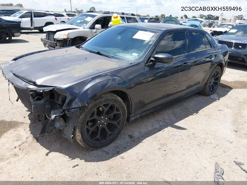 2019 Chrysler 300 300S VIN: 2C3CCABGXKH559496 Lot: 45597411