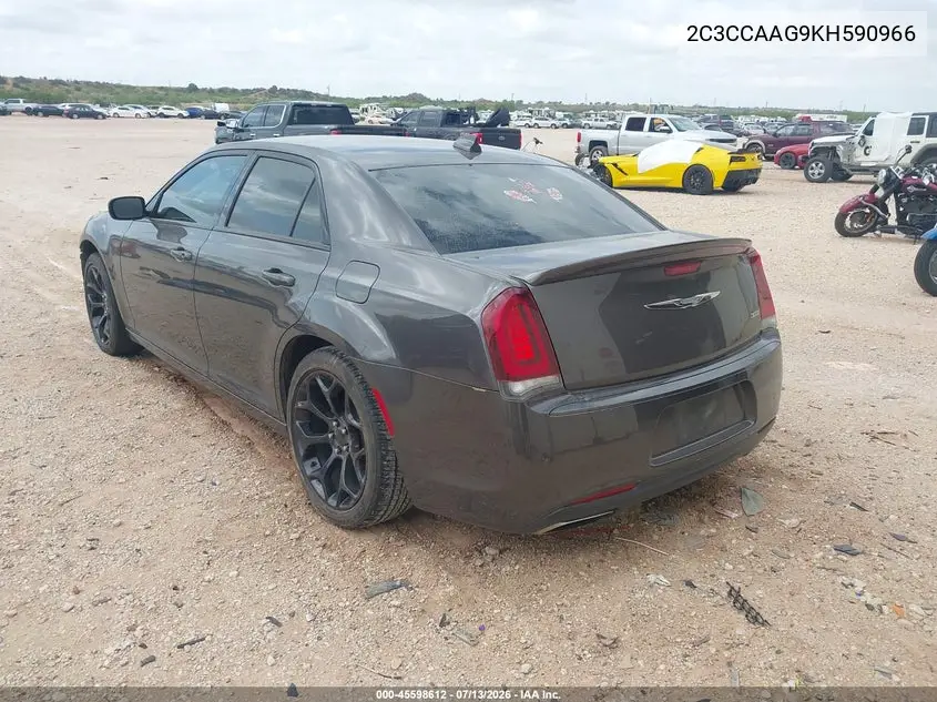 2019 Chrysler 300 Touring VIN: 2C3CCAAG9KH590966 Lot: 45598612