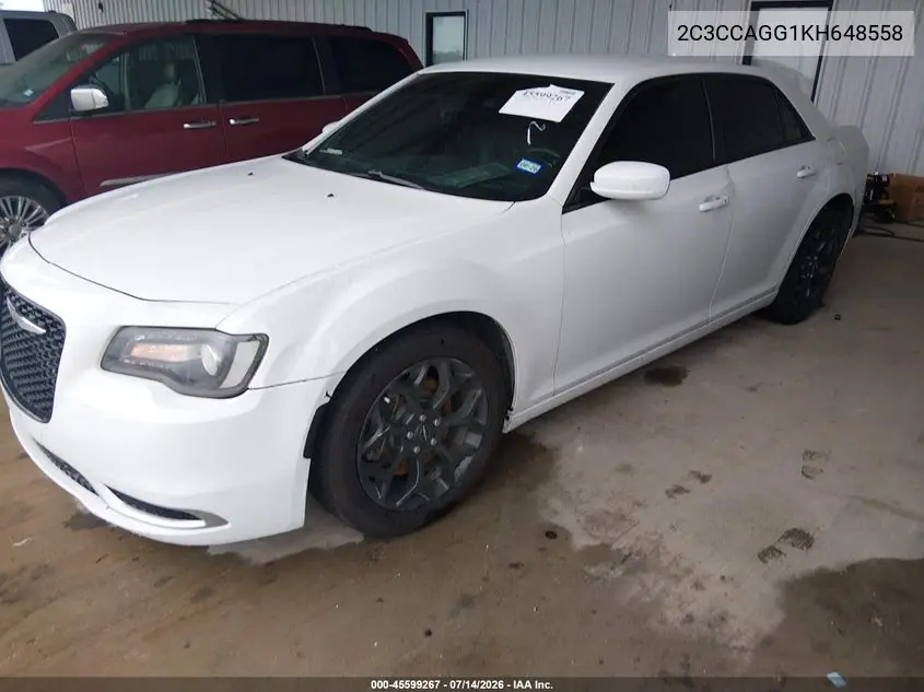 2019 Chrysler 300 300S Awd VIN: 2C3CCAGG1KH648558 Lot: 45599267