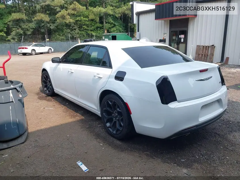 2019 Chrysler 300 300S VIN: 2C3CCABGXKH516129 Lot: 45636371