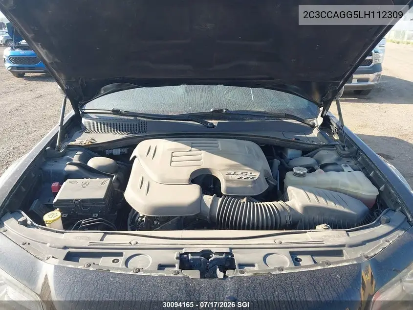 2020 Chrysler 300 S VIN: 2C3CCAGG5LH112309 Lot: 30094165