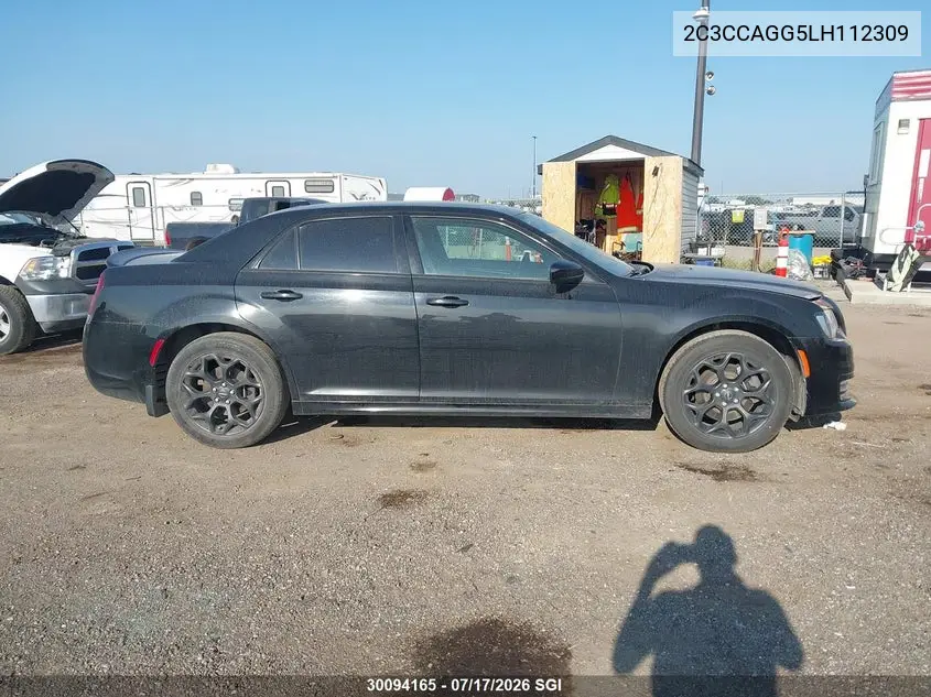 2020 Chrysler 300 S VIN: 2C3CCAGG5LH112309 Lot: 30094165
