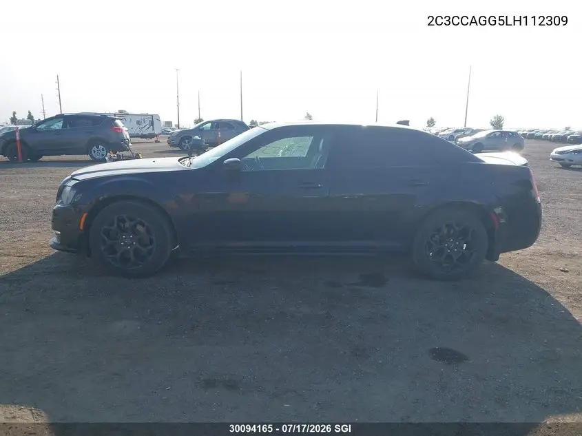 2020 Chrysler 300 S VIN: 2C3CCAGG5LH112309 Lot: 30094165