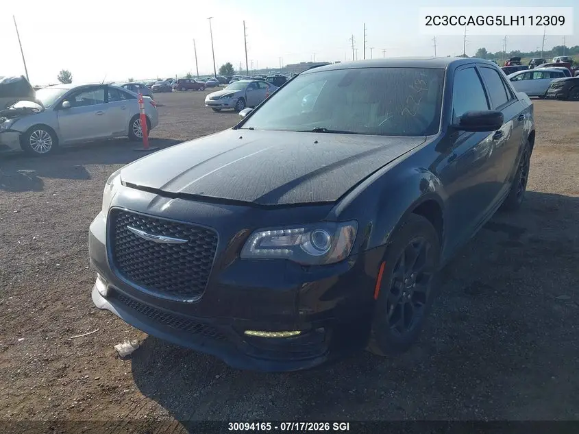 2020 Chrysler 300 S VIN: 2C3CCAGG5LH112309 Lot: 30094165