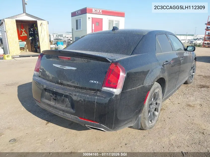 2020 Chrysler 300 S VIN: 2C3CCAGG5LH112309 Lot: 30094165