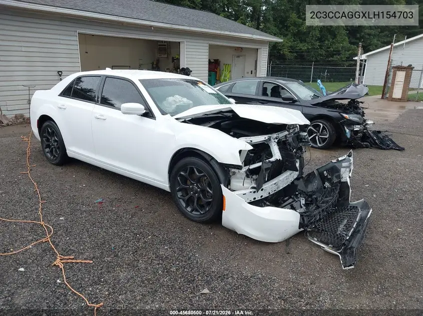 2020 Chrysler 300 300S Awd VIN: 2C3CCAGGXLH154703 Lot: 45680500