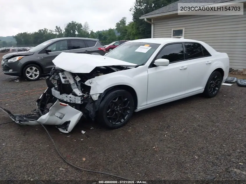 2020 Chrysler 300 300S Awd VIN: 2C3CCAGGXLH154703 Lot: 45680500
