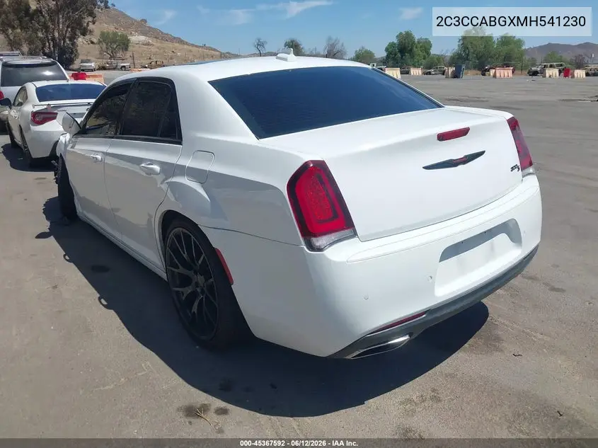 2021 Chrysler 300 300S VIN: 2C3CCABGXMH541230 Lot: 45367592