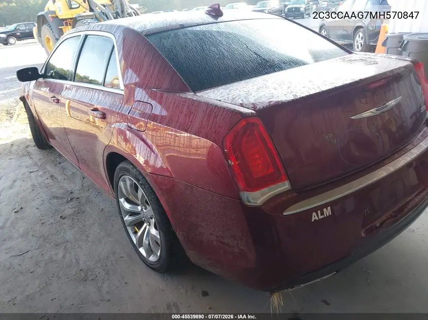 2021 Chrysler 300 Touring VIN: 2C3CCAAG7MH570847 Lot: 45539890