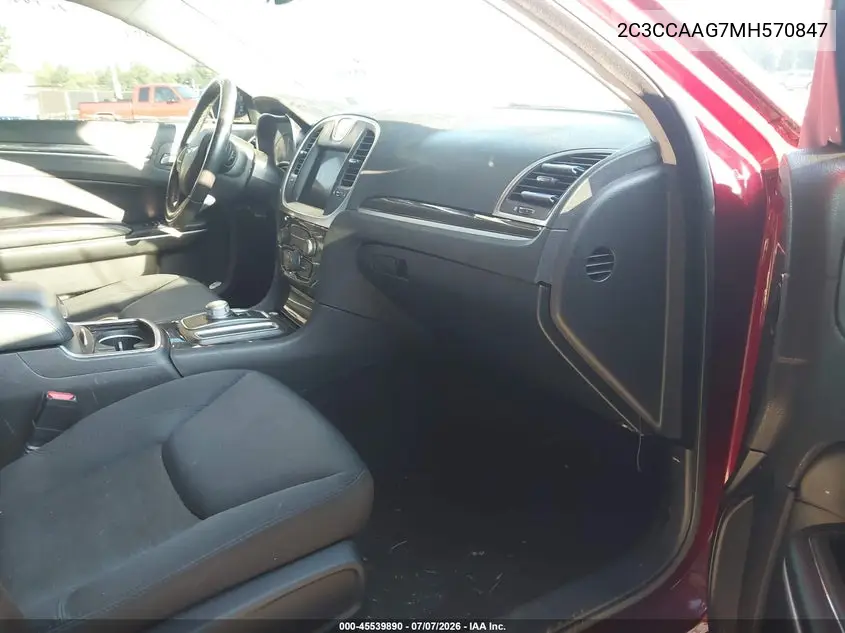2021 Chrysler 300 Touring VIN: 2C3CCAAG7MH570847 Lot: 45539890