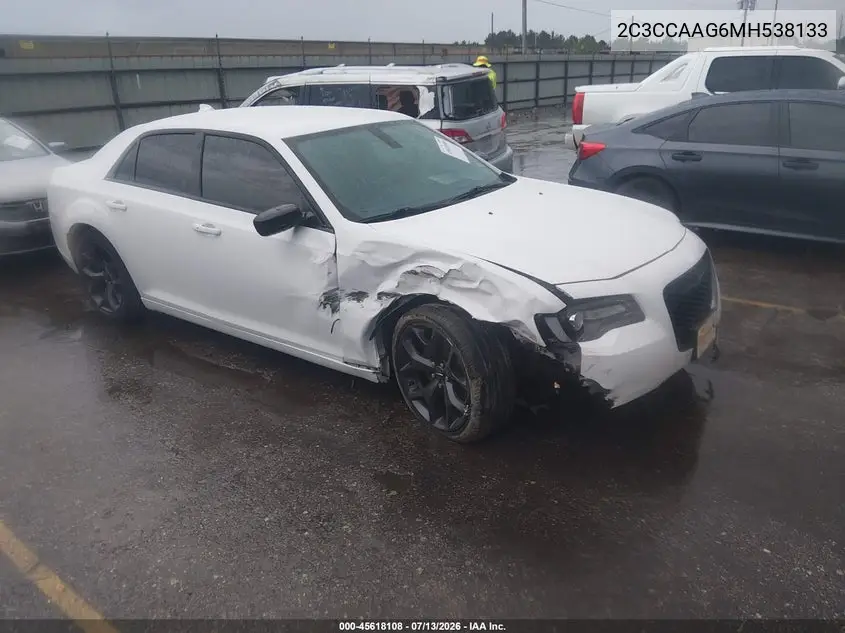 2021 Chrysler 300 Touring VIN: 2C3CCAAG6MH538133 Lot: 45618108