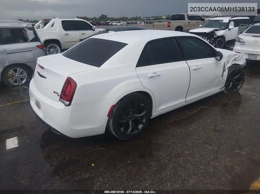 2021 Chrysler 300 Touring VIN: 2C3CCAAG6MH538133 Lot: 45618108