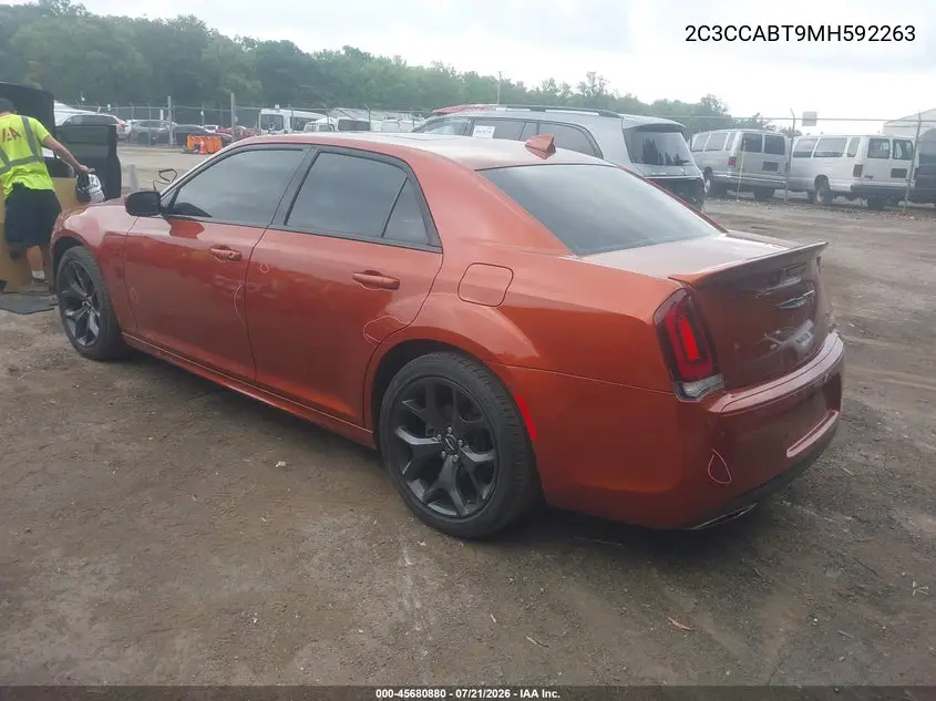 2021 Chrysler 300 300S VIN: 2C3CCABT9MH592263 Lot: 45680880