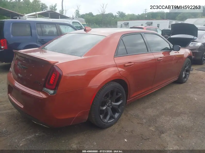2021 Chrysler 300 300S VIN: 2C3CCABT9MH592263 Lot: 45680880