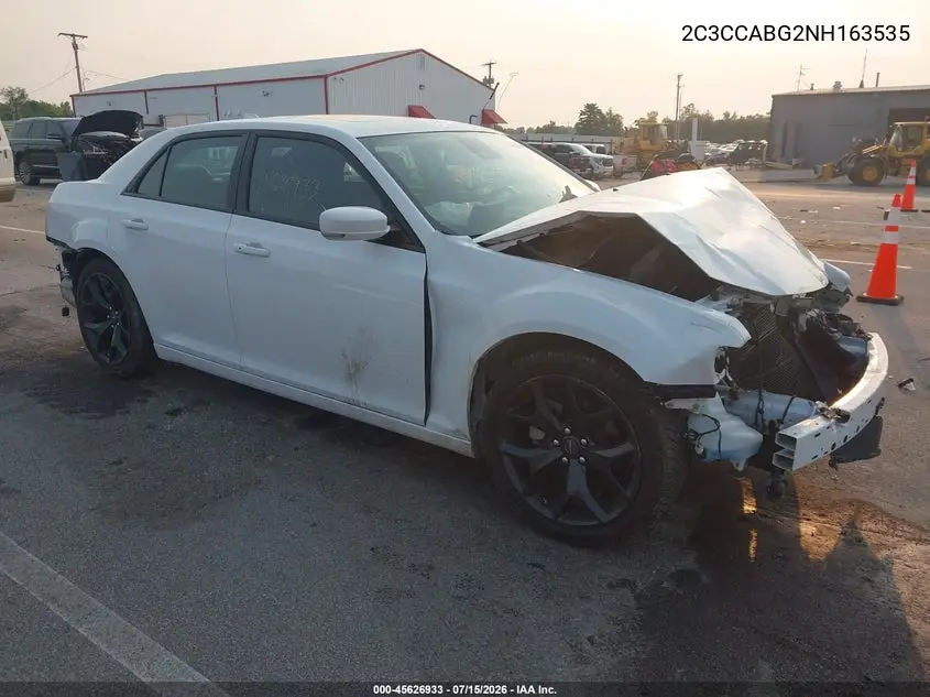 2022 Chrysler 300 S VIN: 2C3CCABG2NH163535 Lot: 45626933