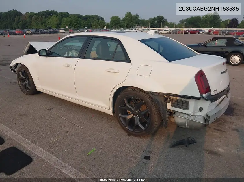 2022 Chrysler 300 S VIN: 2C3CCABG2NH163535 Lot: 45626933