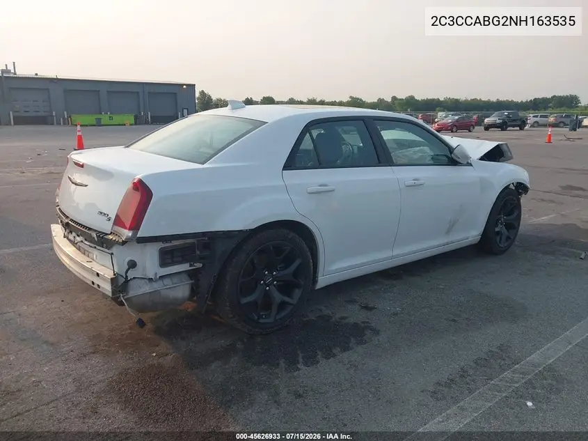 2022 Chrysler 300 S VIN: 2C3CCABG2NH163535 Lot: 45626933