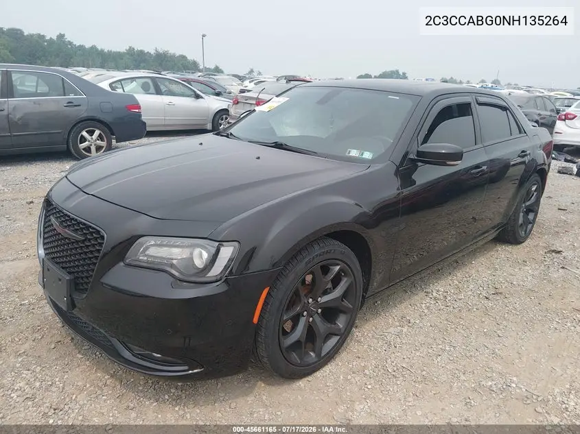 2022 Chrysler 300 S VIN: 2C3CCABG0NH135264 Lot: 45661165