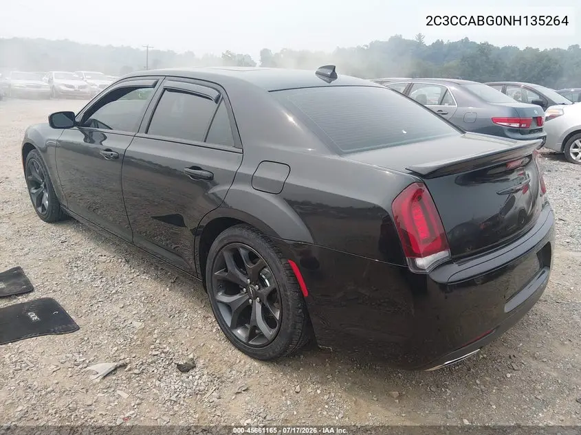 2022 Chrysler 300 S VIN: 2C3CCABG0NH135264 Lot: 45661165