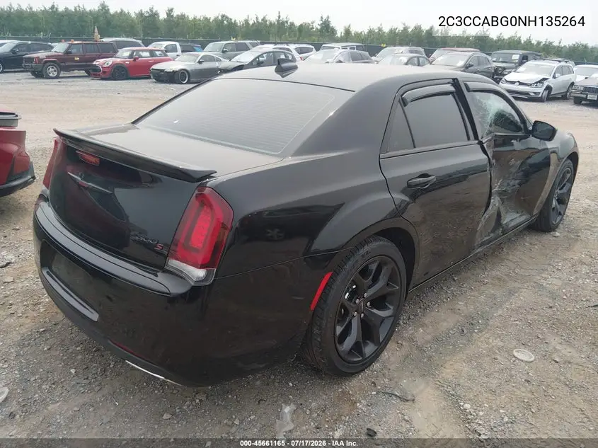2022 Chrysler 300 S VIN: 2C3CCABG0NH135264 Lot: 45661165