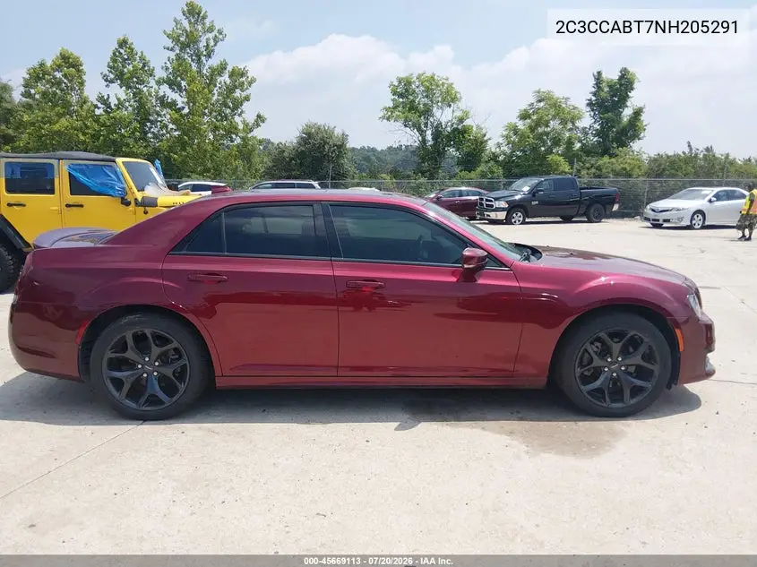 2022 Chrysler 300 S VIN: 2C3CCABT7NH205291 Lot: 45669113