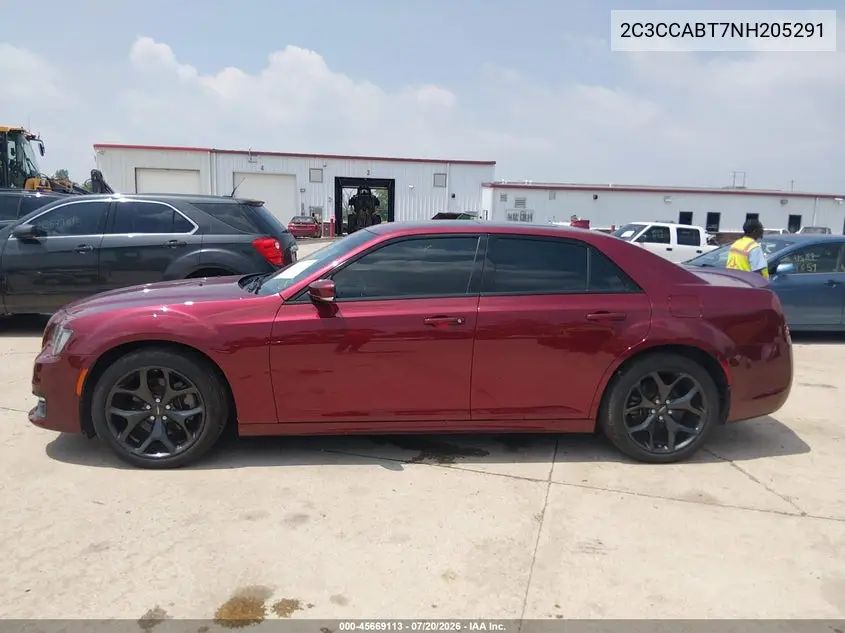 2022 Chrysler 300 S VIN: 2C3CCABT7NH205291 Lot: 45669113