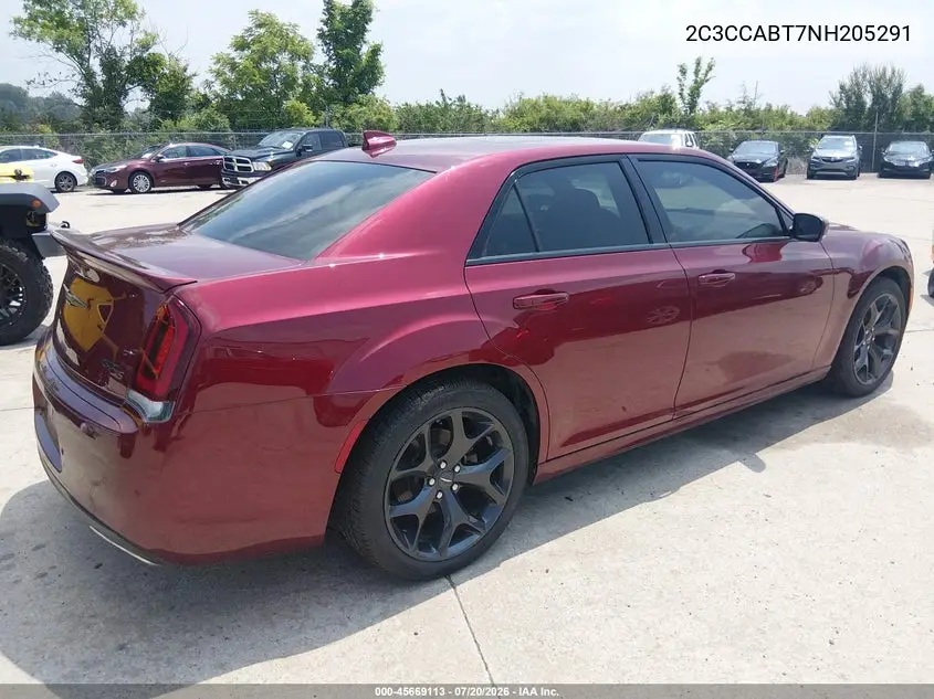 2022 Chrysler 300 S VIN: 2C3CCABT7NH205291 Lot: 45669113