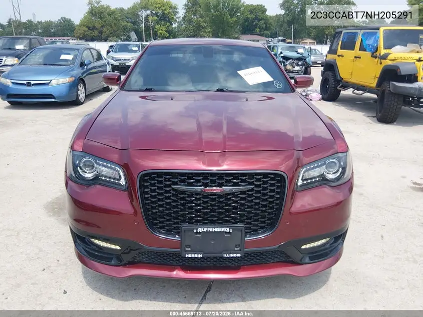 2022 Chrysler 300 S VIN: 2C3CCABT7NH205291 Lot: 45669113