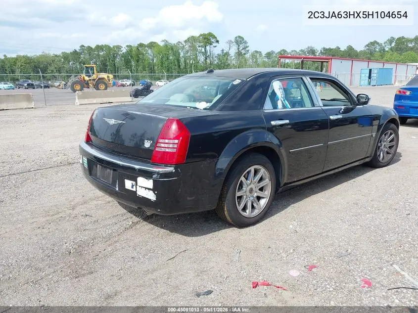 2005 Chrysler 300C VIN: 2C3JA63HX5H104654 Lot: 45081013
