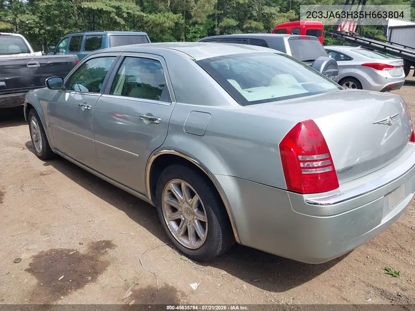 2005 Chrysler 300C VIN: 2C3JA63H35H663804 Lot: 45635794