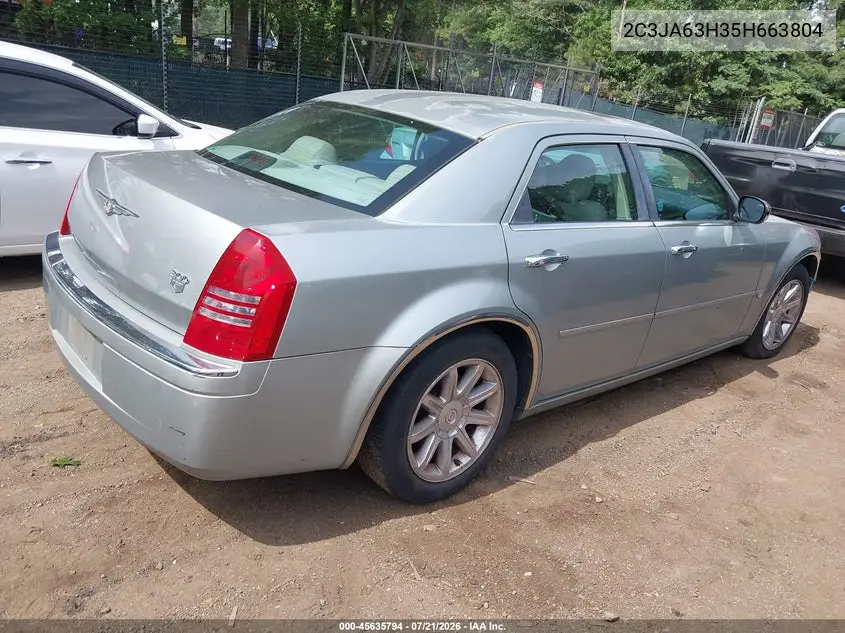 2005 Chrysler 300C VIN: 2C3JA63H35H663804 Lot: 45635794