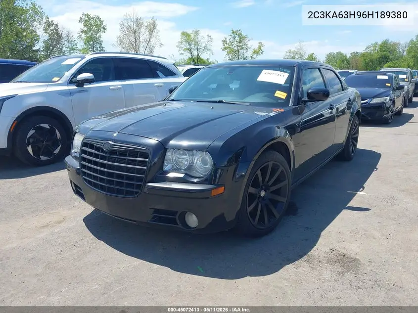 2006 Chrysler 300C VIN: 2C3KA63H96H189380 Lot: 45072413