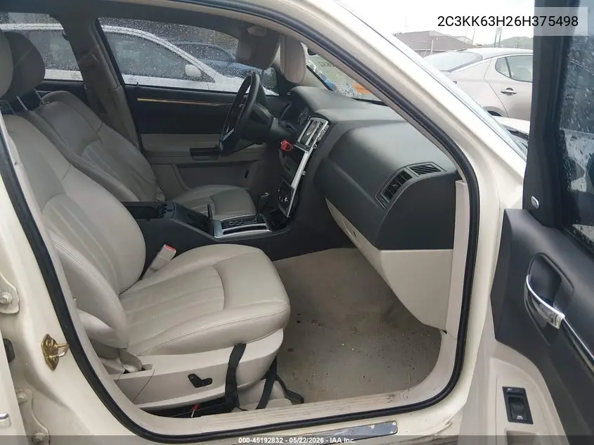2006 Chrysler 300C VIN: 2C3KK63H26H375498 Lot: 45192832