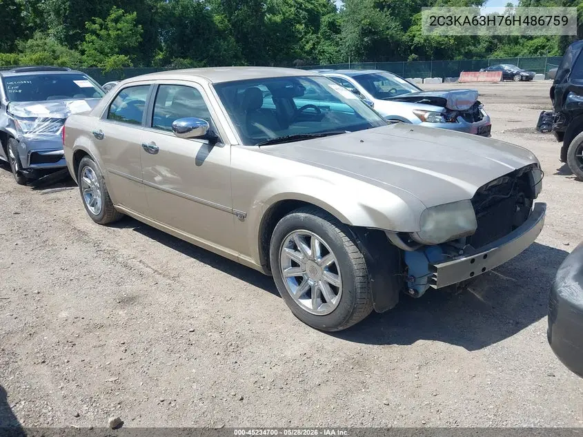 2006 Chrysler 300C VIN: 2C3KA63H76H486759 Lot: 45234700
