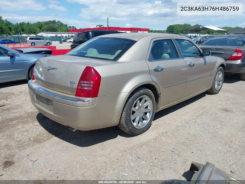 2006 Chrysler 300C VIN: 2C3KA63H76H486759 Lot: 45234700