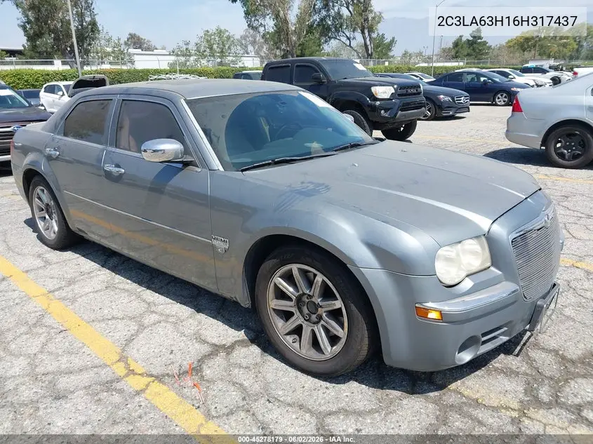 2006 Chrysler 300C VIN: 2C3LA63H16H317437 Lot: 45278179