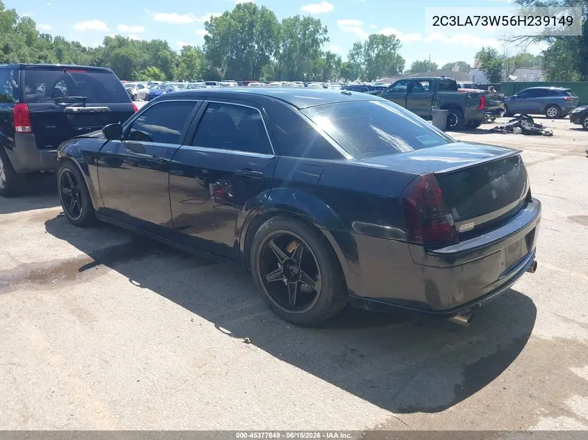 2006 Chrysler 300C Srt8 VIN: 2C3LA73W56H239149 Lot: 45377649