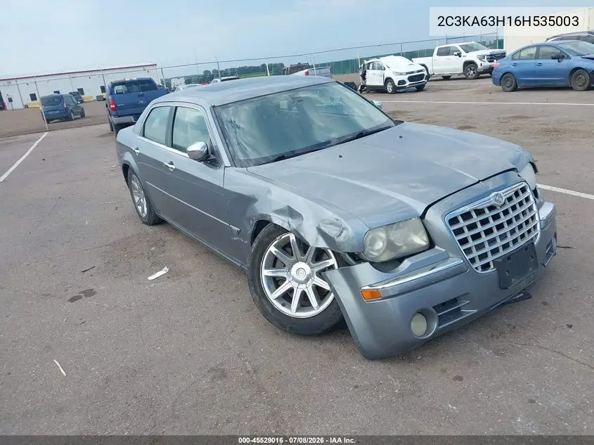 2006 Chrysler 300C VIN: 2C3KA63H16H535003 Lot: 45529016