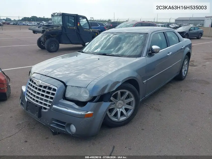 2006 Chrysler 300C VIN: 2C3KA63H16H535003 Lot: 45529016