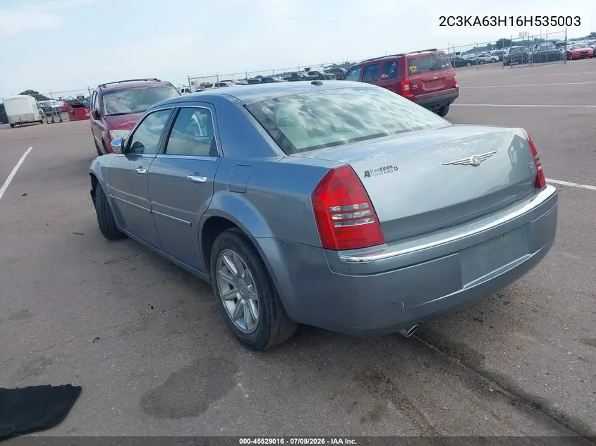 2006 Chrysler 300C VIN: 2C3KA63H16H535003 Lot: 45529016