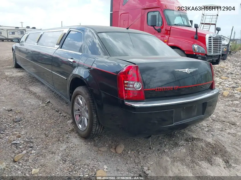 2006 Chrysler 300C VIN: 2C3KA63H66H112904 Lot: 45561555