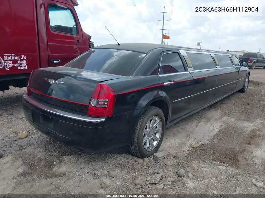 2006 Chrysler 300C VIN: 2C3KA63H66H112904 Lot: 45561555