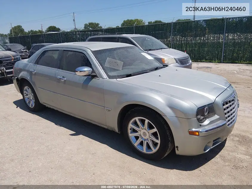 2006 Chrysler 300C VIN: 2C3KA63H06H240460 Lot: 45577878
