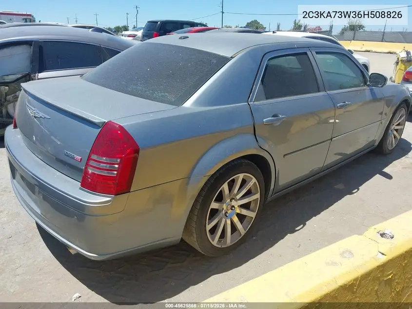 2006 Chrysler 300C Srt8 VIN: 2C3KA73W36H508826 Lot: 45625866