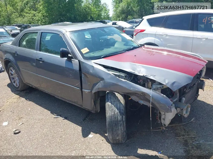 2007 Chrysler 300C VIN: 2C3KA63H57H697721 Lot: 45137565